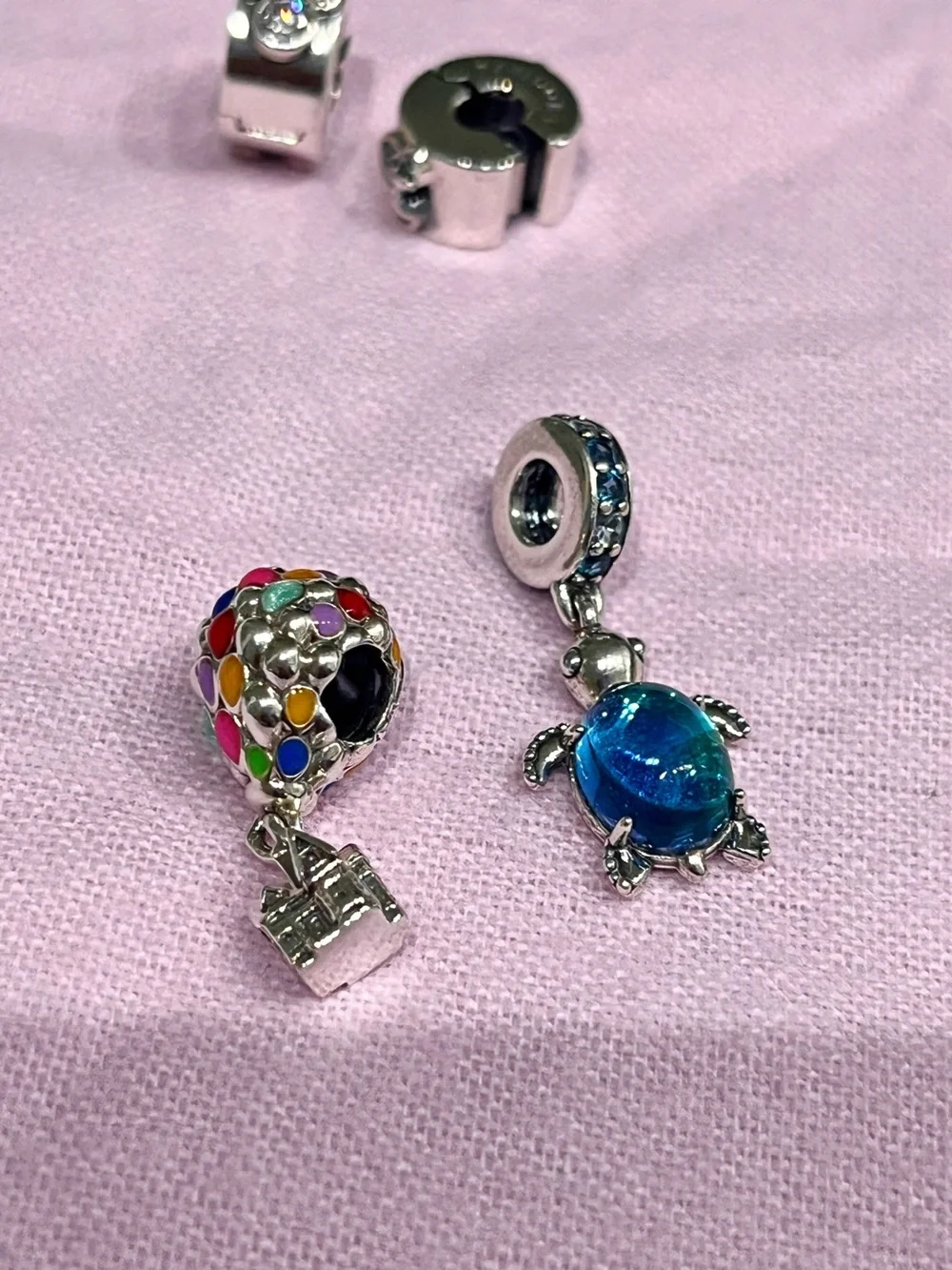 PANDORA Sterling Silver Heart Clasp Charm Bracelet with Mixed Charms